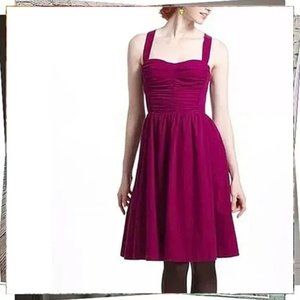 Vintage 2010 Raspberry Corduroy Fit & Flare Dress (2) by HD in Paris